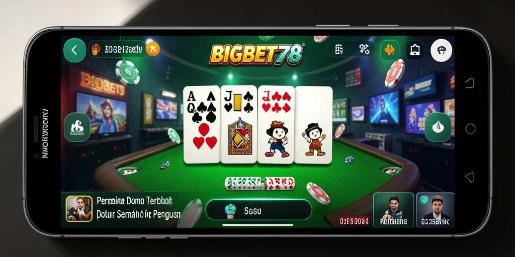 Tampilan gameplay seru di BIGBET78 dengan aksi Domino yang menegangkan.