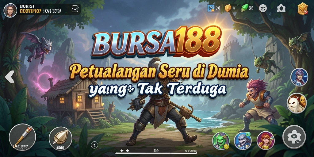 Tampilan gameplay BURSA188 yang penuh tantangan dan keindahan dunia petualangan.