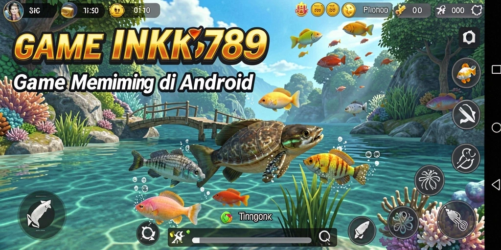 Gameplay memancing yang mengasyikkan dan realistis di INK789.