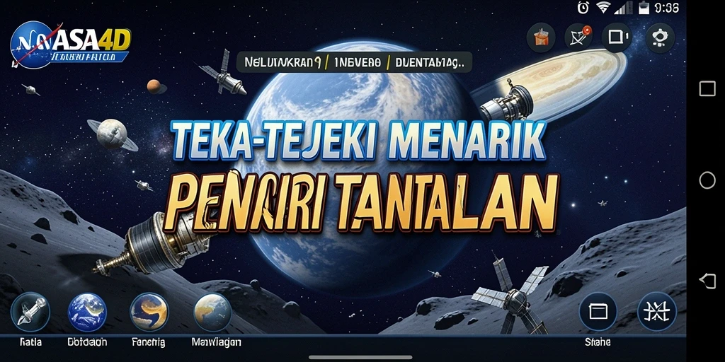 Tampilan gameplay <strong>NASA4D</strong> menampilkan berbagai teka-teki yang menantang.