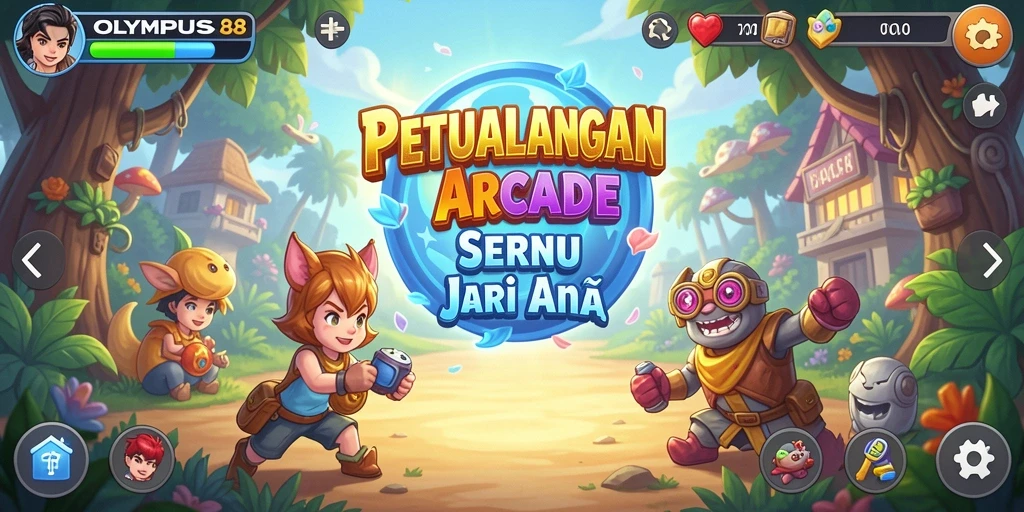 Tampilan gameplay OLYMPUS88 yang menantang dan seru.