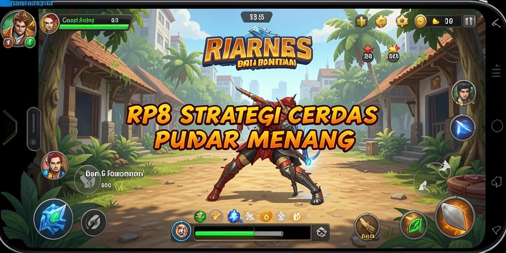 Screenshot utamanya menampilkan aksi dinamis di RP8.
