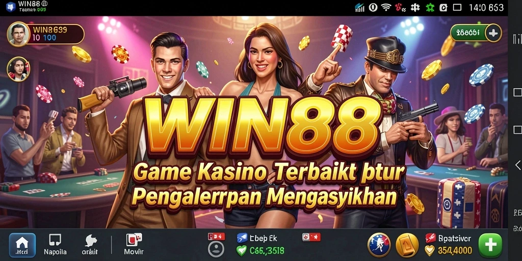 Tampilan gameplay WIN88 dengan pengalaman Kasino yang menyenangkan.